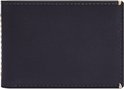 FOSSIL Leren Kaarthoes Westover Wallet Insignia Blue Donkerblauw
