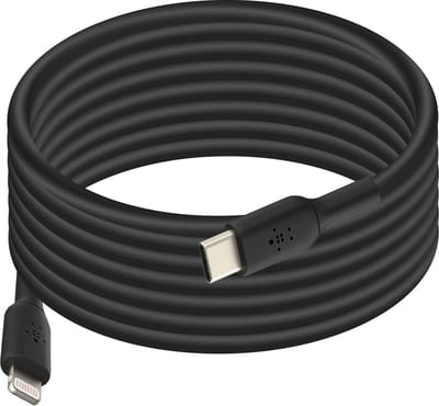 Belkin BOOST↑CHARGE - USB-C naar Lightning Kabel - 2 Meter - 20W - Zwart