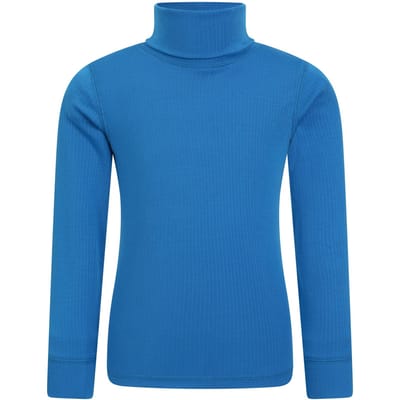 Mountain Warehouse Kinder-/kids Talus Roll Neck Top met lange mouwen (Kobalt)