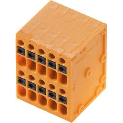 Weidmüller 2000950000 Veerkrachtklemblok 1.5 mm² Aantal polen 6 Oranje 100 stuk(s)