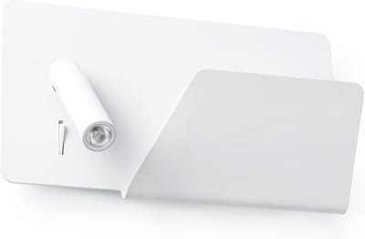 Wandlamp met USB-aansluiting en boekenplank - Compacte design verlichting