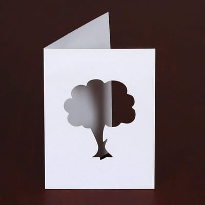 Witte Passe-Partout Kaart DIN A6 Rechthoekige Uitsparing Vouwkaart voor Foto 9x13 cm