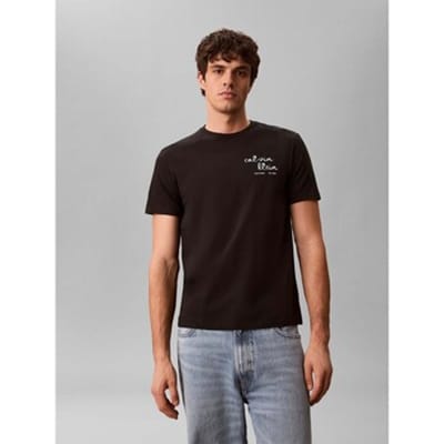T-Shirt Ck Jeans Ss 30S Eu Ck Trvl Li - Fashion Wear - Volwassen