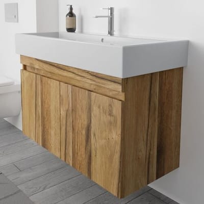 Megabad Profi Collection Lodge vanity unit 95 cm with 2 doors for washbasin Duravit Vero Air HMW10056001KEIVA100