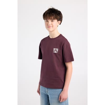 America Today Ephron Jr Bordeaux Maat: 170/176 | Overhemden Outlet | Unisex | Bordeaux