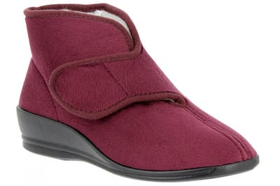 Varomed Huisschoen Bella Bordeauxrood-Maat 39