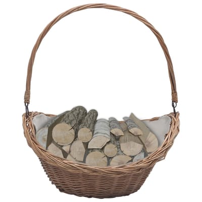 vidaXL - Houtmand - met - handvat - 57x46,5x52 - cm - wilgenhout - bruin
