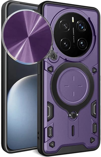 Hoesje geschikt voor HONOR Magic7 Pro - Techsuit CamGuard Pro Back Cover - Paars