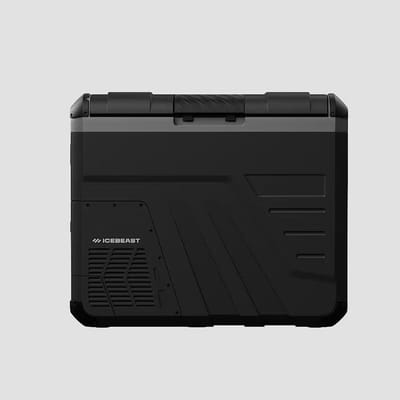 Icebeast Lightning 45L Single Zone Elektrische Compressor Koelbox - 45 liter - 12V en 230V - voor auto en camping - Zwart