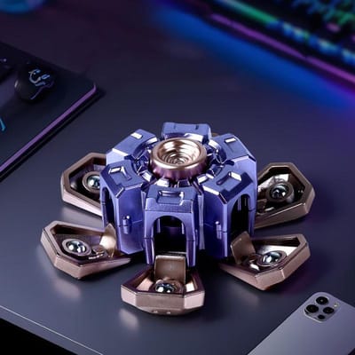 EDC fidget spinner gyroscoop open pantser speelgoed voor stressverlichting volwassenen magnetisch eenvoudig