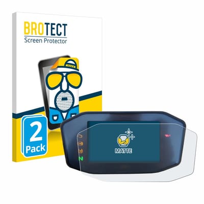 BROTECT - Screenprotector voor KTM 890 Duke R 2020 TFT Screen - Folie Beschermfolie matte 2 Stuks