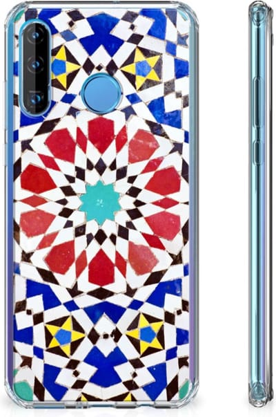 Huawei P30 Lite Anti-Shock Hoesje Mozaïek