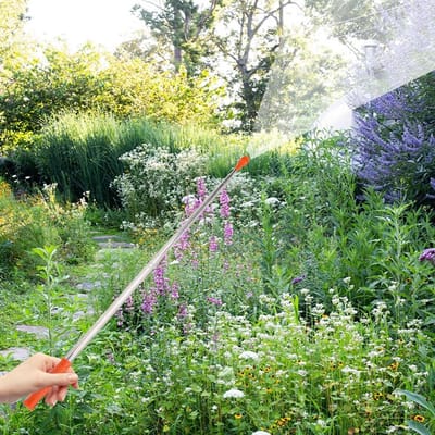 Telescopische Sproeistaaf RVS 2,6M Uitschuifbaar voor Tuin en Landbouw