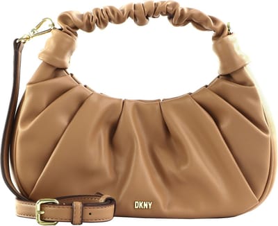 DKNY Handtas Schoudertas Reese Demi Crossbody Cashew Lichtbruin