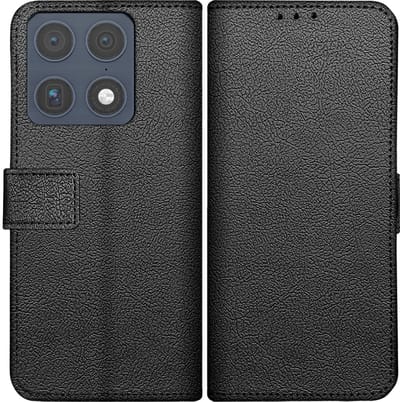 Just in Case hoesje geschikt voor Motorola Signature Hoesje met Pasjeshouder - Bookcase Classic - Zwart