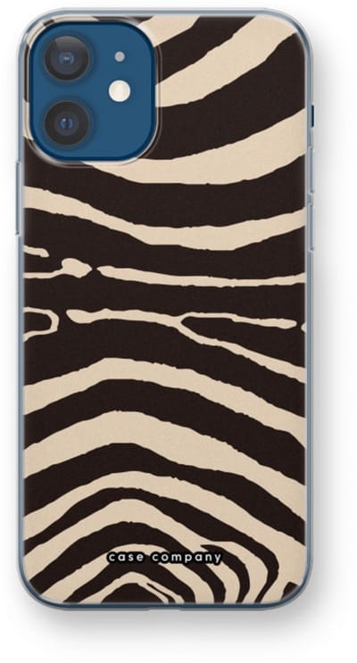 Case Company® - Hoesje geschikt voor iPhone 12 mini hoesje - Arizona Zebra - Soft Cover Telefoonhoesje - Bescherming aan alle Kanten en Schermrand