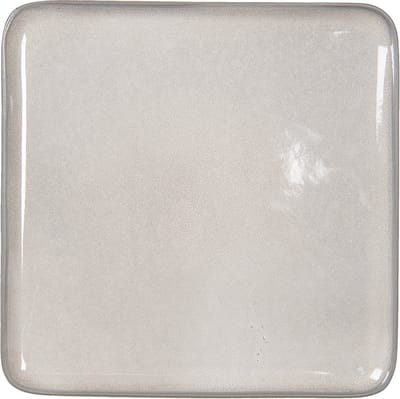 Clayre & Eef Serveerschaal 25x25 cm Grijs Keramiek Presenteerschaal