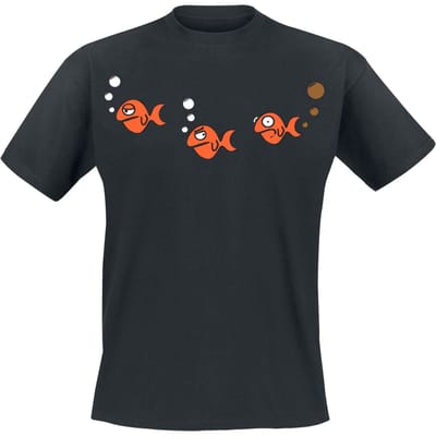 Tierisch - Fun T-shirt - Ooops! - S tot 4XL - voor Mannen - zwart