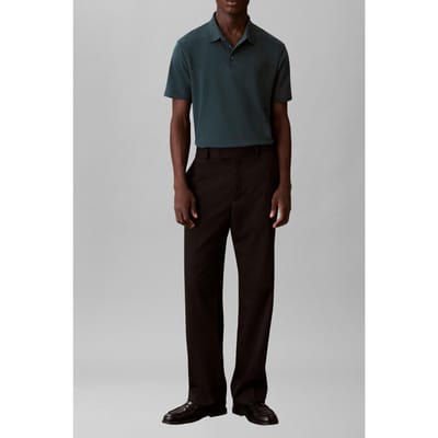 Calvin Klein Ss Supima Chest Embroidery Polo Nearly Navy Taglia: S | Polo Outlet | Uomo | Blu