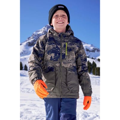 Mountain Warehouse Cosmos waterafstotende ski-jas voor kinderen/Kinderen (Donkergroen)