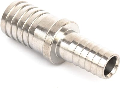 Ribbel slang reducer van 10 mm naar 14 mm - ronde verbinding voor water, brandstof en lucht - verbindingsstuk voor efficiënte splitsing