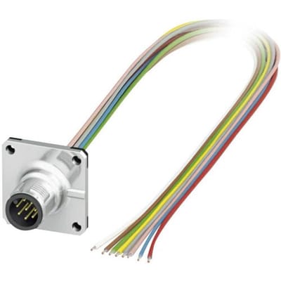Phoenix Contact 1441561 Sensor/actuator inbouwconnector M12 Aantal polen (sensoren): 8 Stekker, inbouw 0.50 m 1 stuk(s)