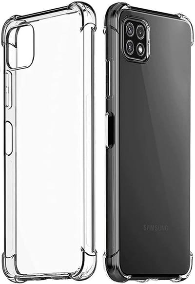 Shock proof Hoesje Geschikt voor: Samsung Galaxy A22 4G - Anti -Shock Silicone - Transparant