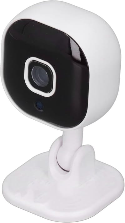 Draadloze Camera - Beveiligingscamera Babyfoon - Huis Kantoor - Tweeweg Audio Nachtzicht - 10 x 7 x 6 cm - Wit