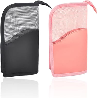 Opbergzak voor make-up en schoonmaakartikelen - Draagbare opbergtas voor op reis - Grote capaciteit - Set van 2 stuks
