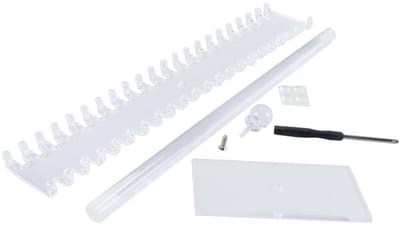 Inovra- Sieradenstandaard met 42 haken - Acryl Organizer - Sieradendoos - Kettingenhouder - Armbandenhouder - Stabiliteit door brede onderkant - Sieradenhouder