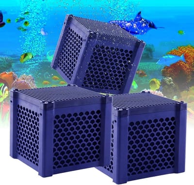 Geactiveerd Koolstof Filter voor Aquaria en Dierenwater, Purifier Cube voor Vijvers en Waterbakken, Set van 2