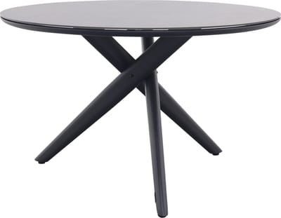 Dublin ronde tuintafel Ø120 cm. - Antraciet