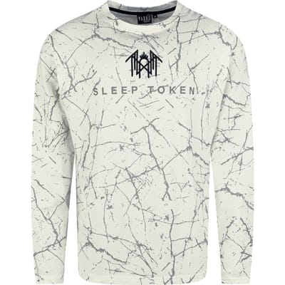 Sleep Token Shirt met lange mouwen - EMP Signature Collection - Oversize - S tot XL - voor Mannen - gebroken wit