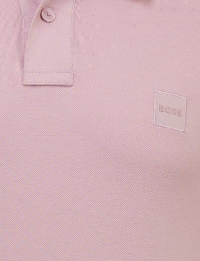 Men's Boss Hbo Passenger Premium Design Polo Shirt in Pastel Purple