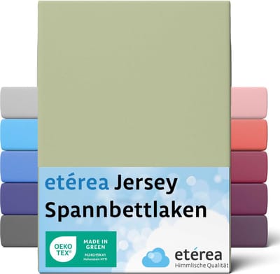 etérea Jersey Hoeslaken 100x200 - 120x200 cm Oekotex Made in Green - 100% katoen - Lind