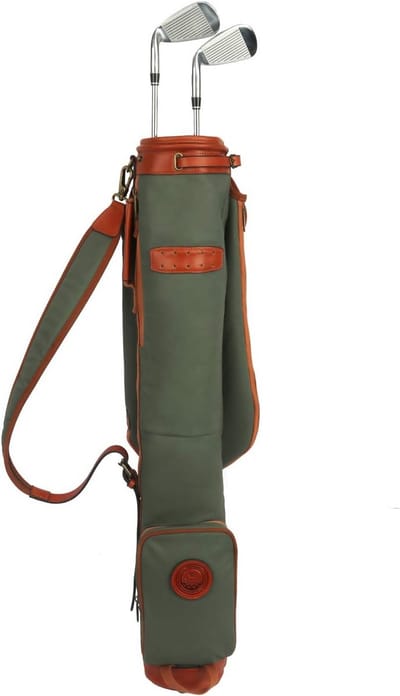 Waterdichte Canvas Draagtas met Gewatteerde Schouderriem voor Golfclubs