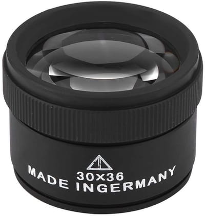 Dailygoods- Sieradenvergrootglas Professionele Kwaliteit - Vergrootglas voor Sieraden - Vergrootglas voor Postzegels - Vergrootglas voor Horloges - Optisch Vergrootglas - Duurzaam Zinklegering Materiaal