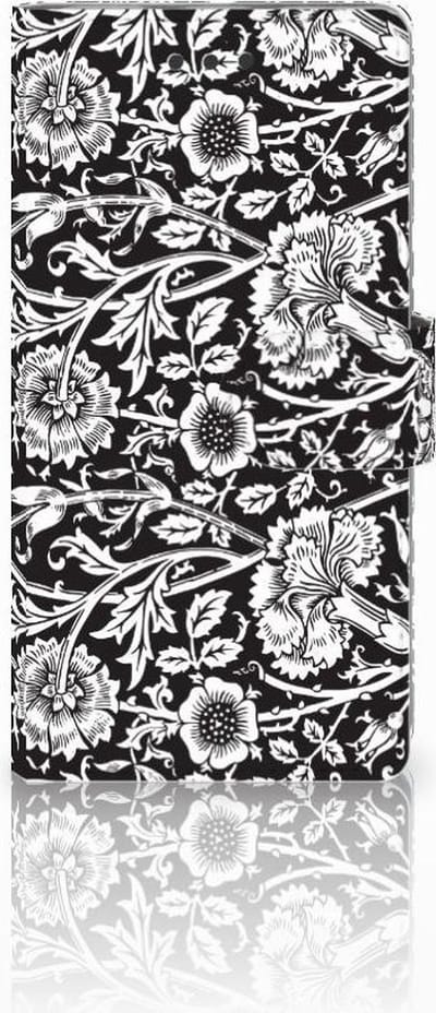 Huawei Ascend P8 Lite Hoesje Black Flowers
