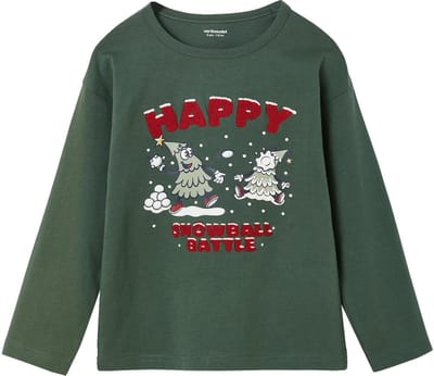 Vertbaudet Jongensshirt met kerstprint