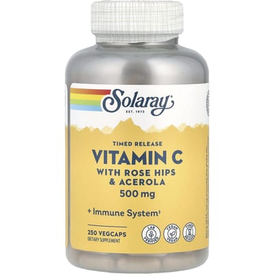 Western Vitamine C met Rozenbottel en Acerola, 500Mg, 250 Vegetarische Capsules