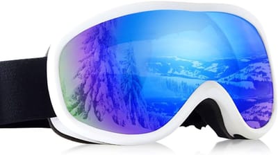 Unisex Ski- en Snowboardgoggles met UV-bescherming, Antifog en Dubbele Lens voor Kinderen en Volwassenen