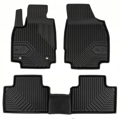 Frogum No.77 Automat / Vloermat - 3D Pasvorm - Geschikt voor MG 3 vanaf 2024 - TPE Rubber - 4-delig - Zwart