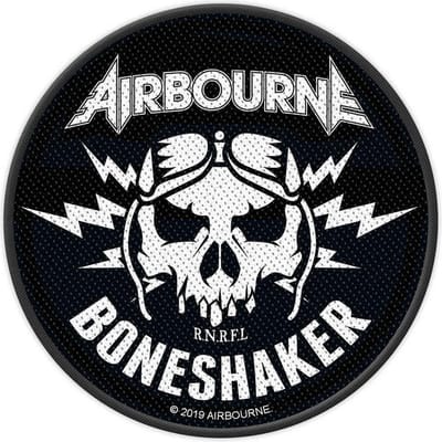Airbourne Patch Boneshaker Zwart