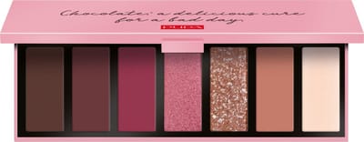 PUPA Milano - Zero Calorie Chocolate oogschaduw - 002 Ruby Chocolate - Licht, Mat en Metallic