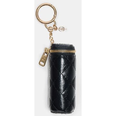 Stradivarius Gewatteerde charm-toilettas  Zwart OS