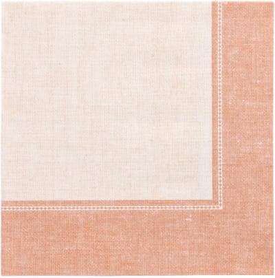 50 Servetten ROYAL Collection 1/4 vouw 40 cm x 40 cm terracotta Linum