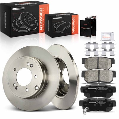 Frankberg 2x Remschijven 4x Remblokken Achteras voor Hyundai