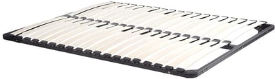 Vente-unique Bedframe met lattenbodem 180 x 200 cm - 2 x 19 latten - Zonder poten - Zwart - KALISTA van YSMÉE
