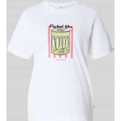 regular fit T-shirt van puur katoen