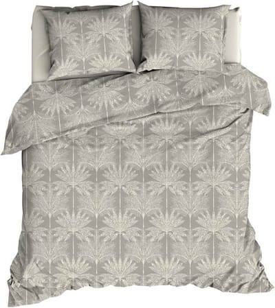 Satin d'Or Palmyra Dekbedovertrek - Tweepersoons - 200x200/220 cm - Khaki
